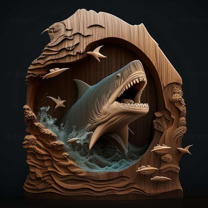 Animals Megalodon